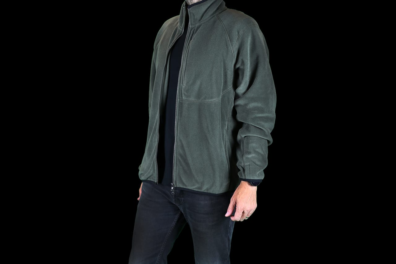 haven polartec fleece jacket review green
