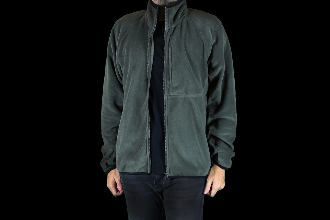 haven polartec fleece jacket review green