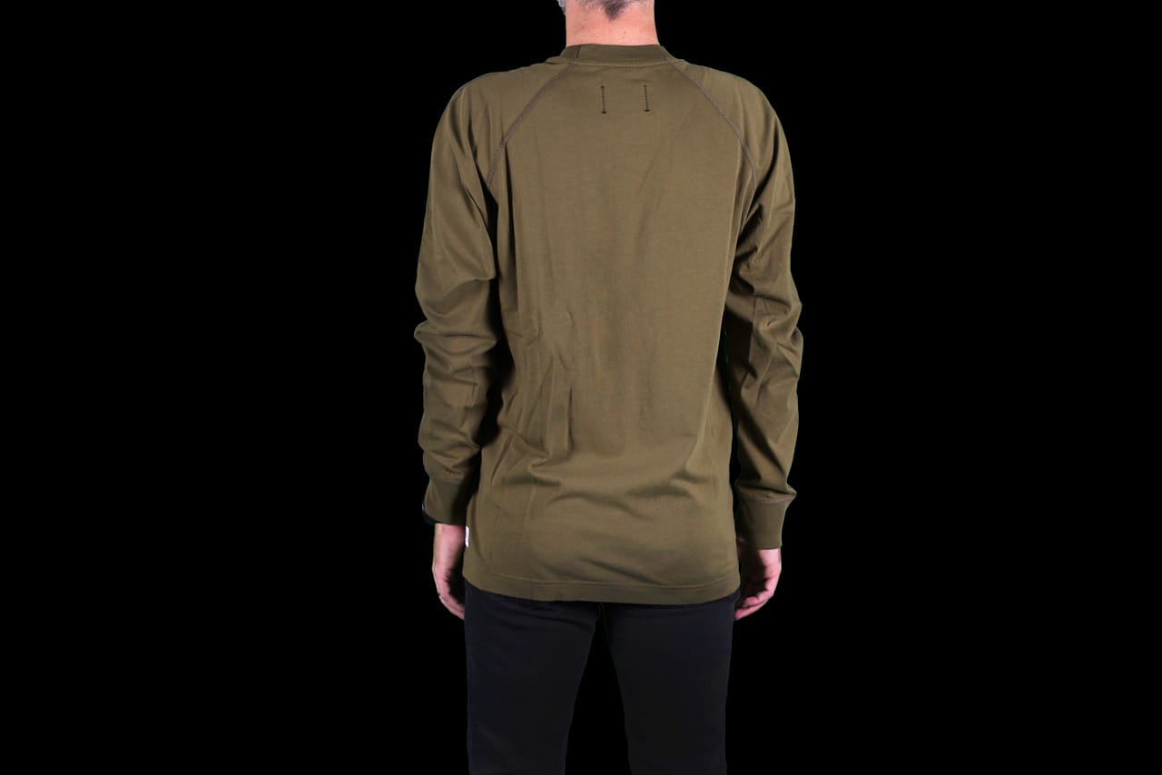 reigning champ long sleeve t shirt review back